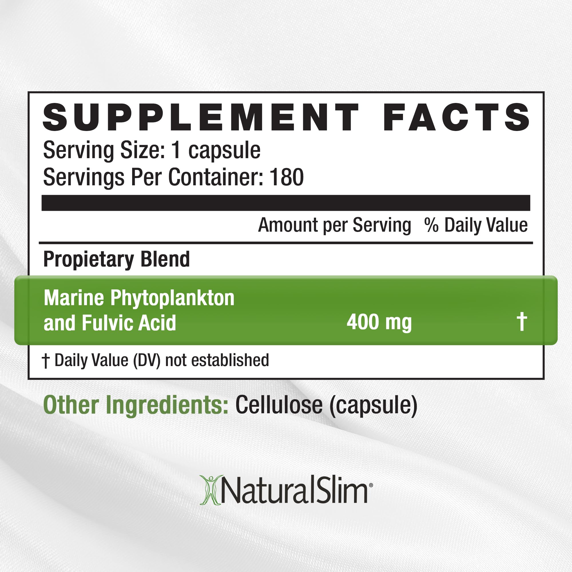 NaturalSlim Somarenew cápsulas con fitoplancton marino para energía sostenida.