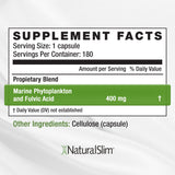 NaturalSlim Somarenew cápsulas con fitoplancton marino para energía sostenida.