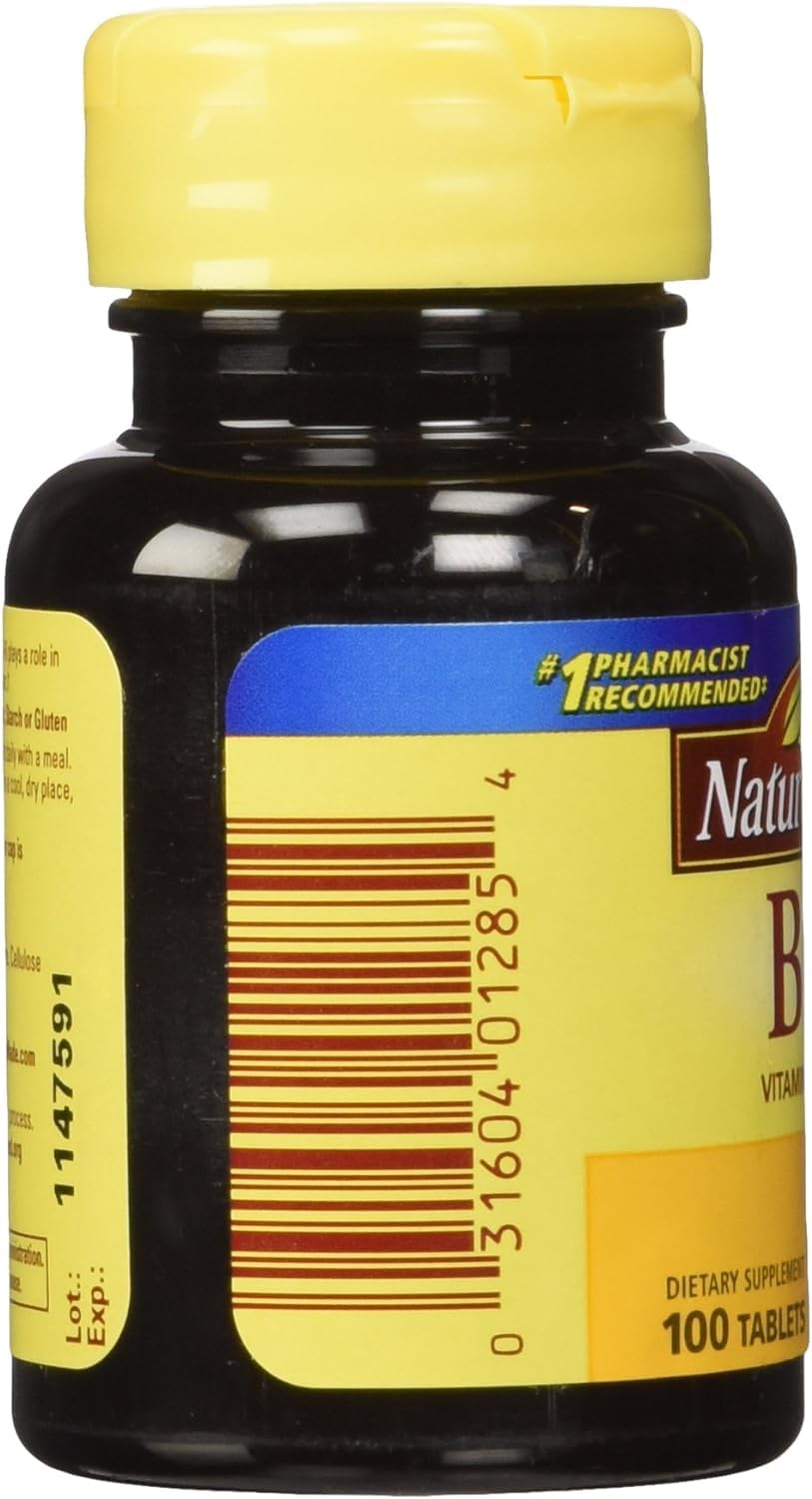 Nature Made Vitamina B-6 100 mg, complemento para la rutina de bienestar diaria