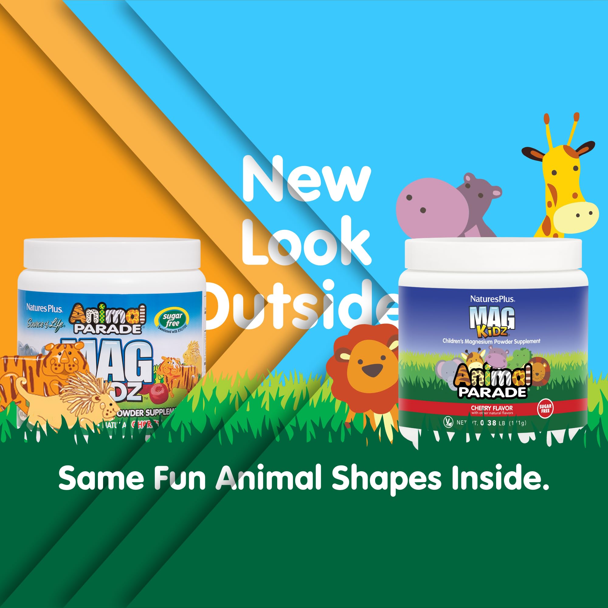 NaturesPlus MagKidz se disuelve en agua para beber.