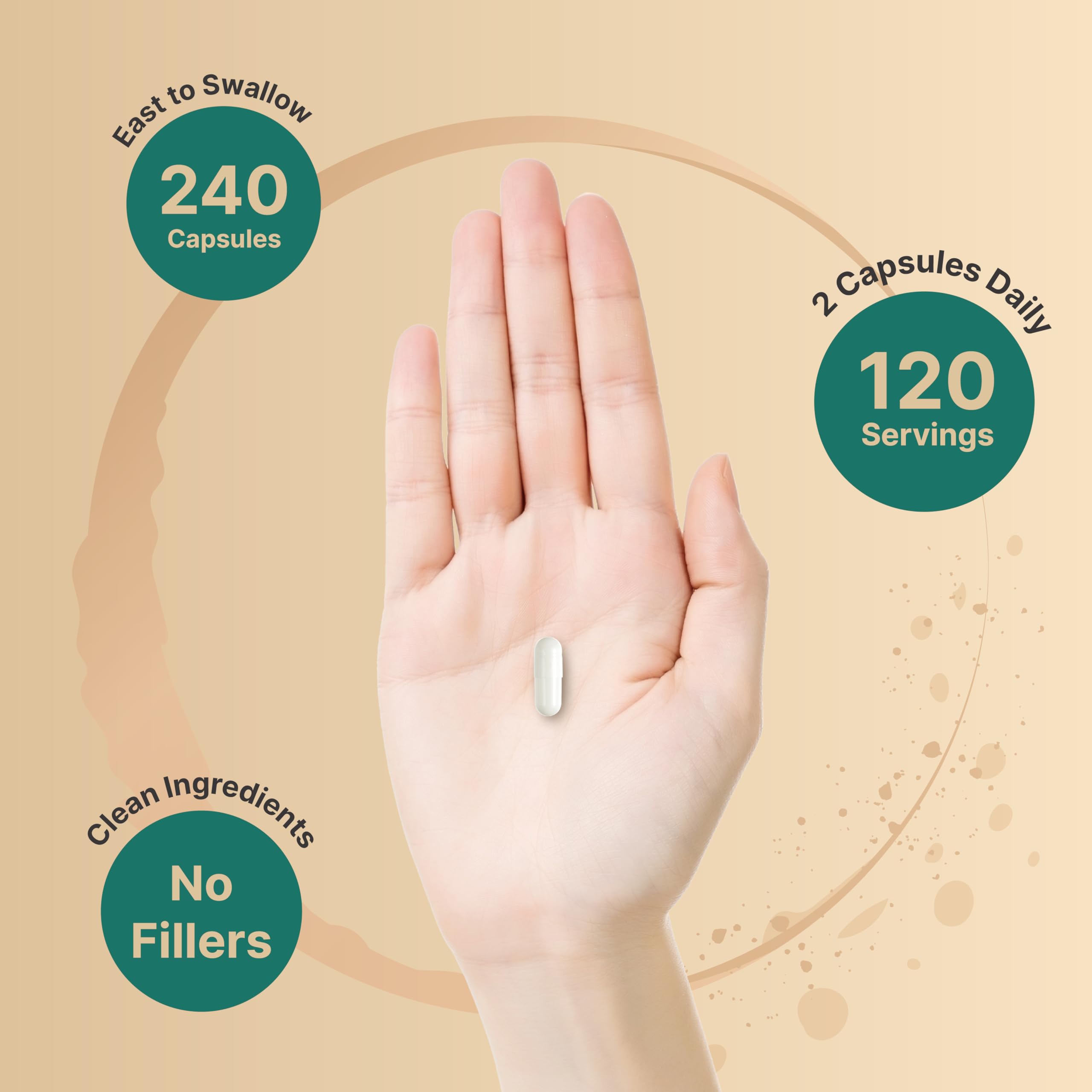 NatureBell Complejo de Magnesio glicinato para absorción estable