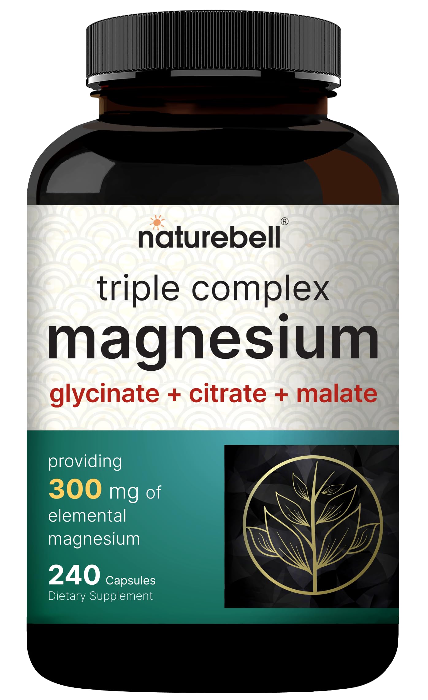 NatureBell Complejo de Magnesio malato para una experiencia suave