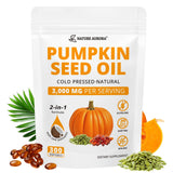 Nature Aurora bote cápsulas aceite de calabaza con Serenoa repens para uso diario