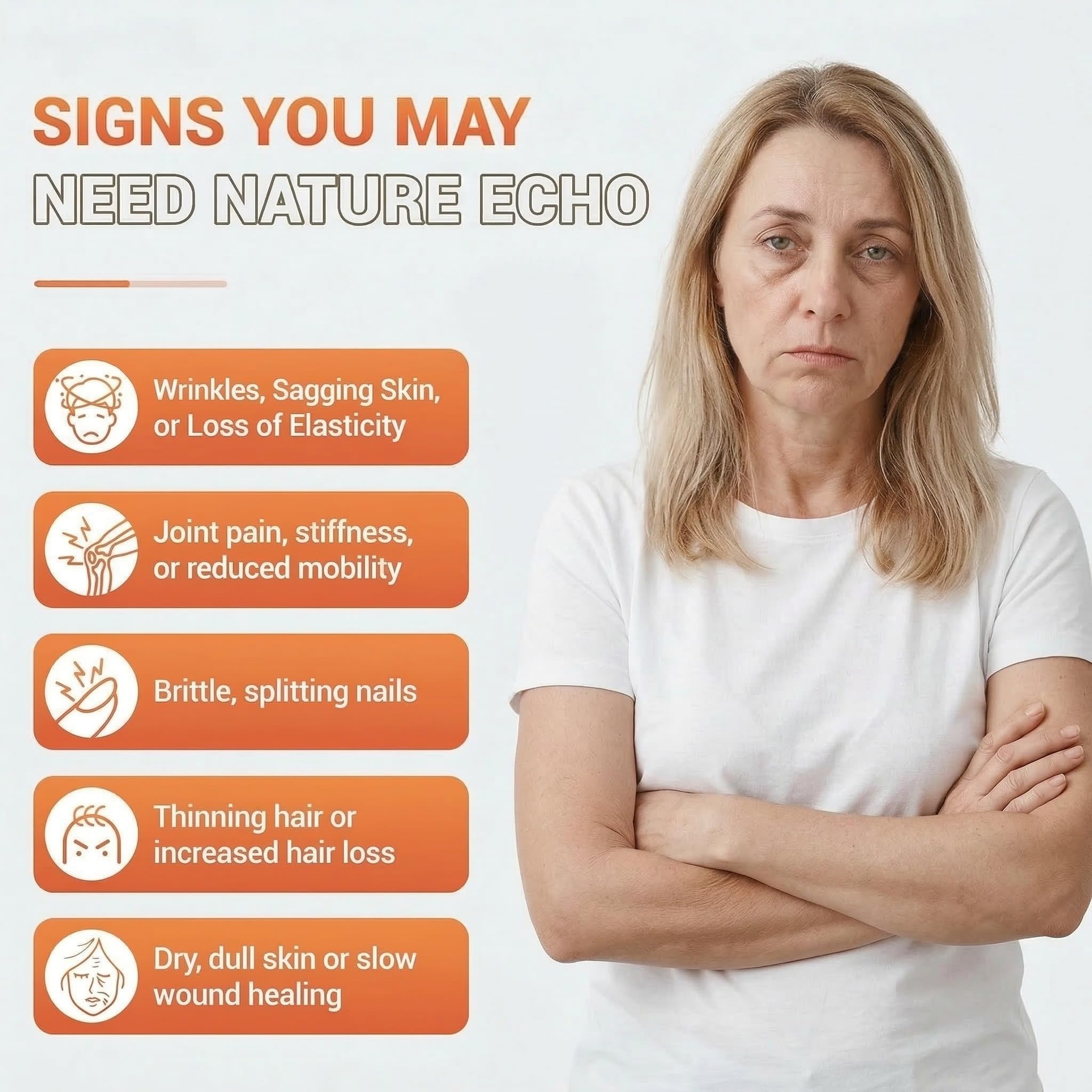 Nature Echo vitaminas completas para nutrición de la piel