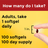 Nature Made Aceite de Krill 500 mg, fuente de Omega-3 para uso diario sin olor a pescado.