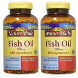 Nature Made Aceite de Pescado 1200 mg, cápsulas blandas, uso diario para complementar la dieta