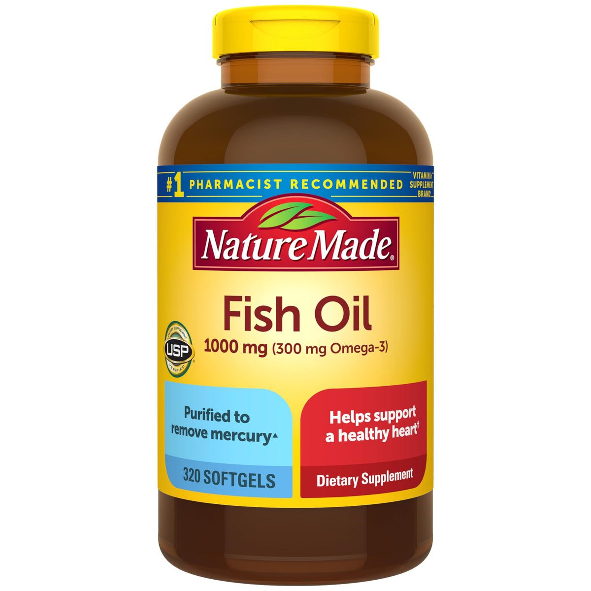 Nature Made aceite de pescado 1000 mg: cápsulas para apoyar una dieta equilibrada