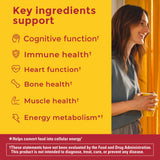 Nature Made Advanced Multivitamin Gummies con calcio y magnesio para salud ósea y muscular.
