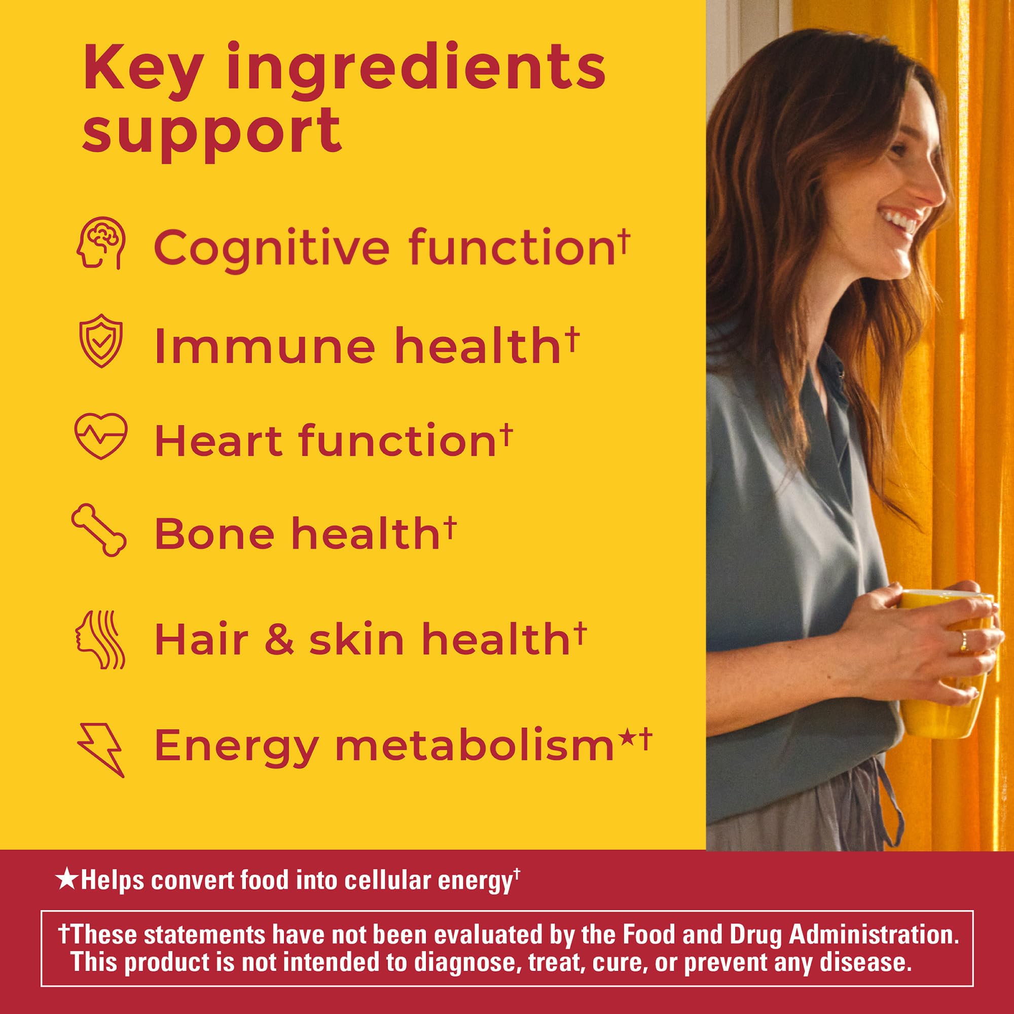 Complejo de vitaminas B para energía y metabolismo diario