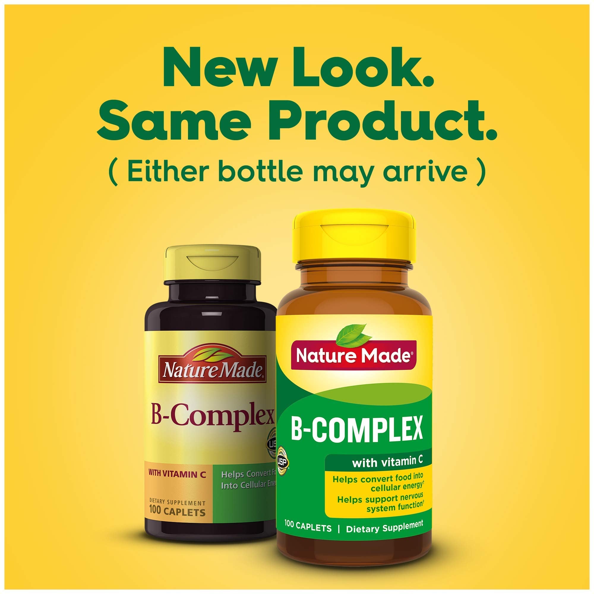 Nature Made B-Complejo comprimidos, etiqueta detallada y nutrientes clave