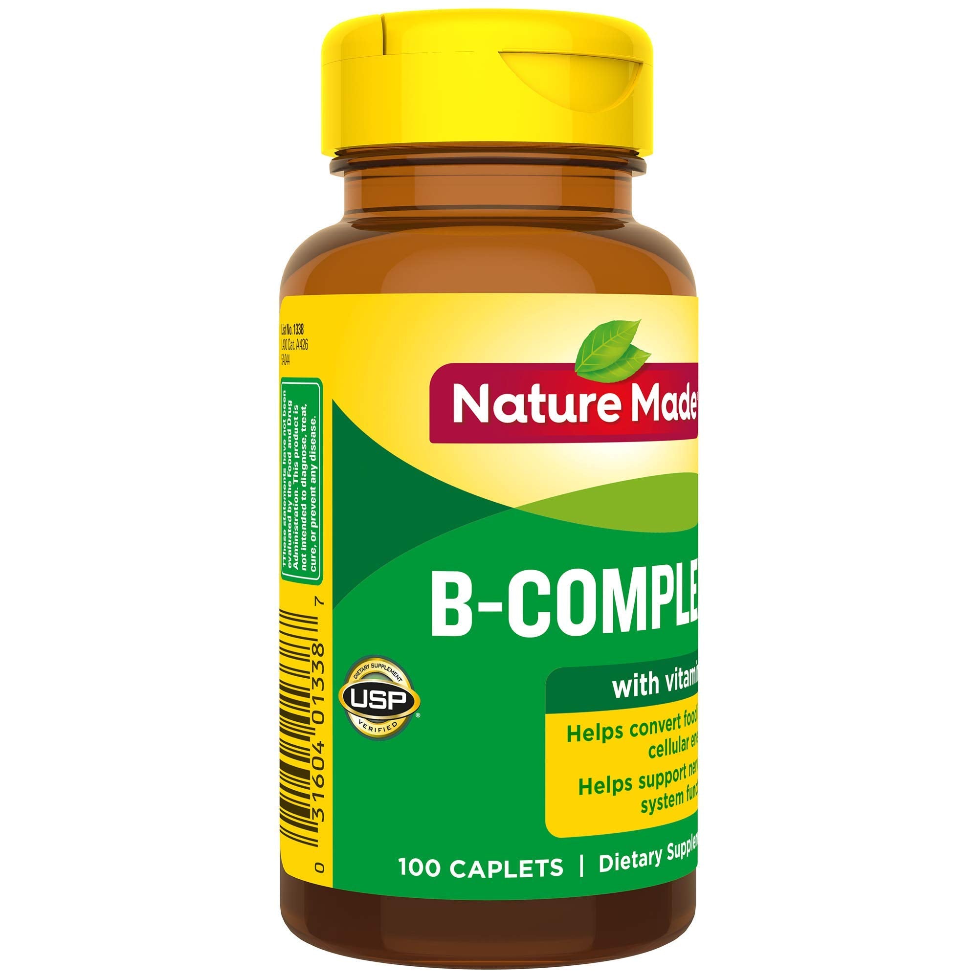Nature Made B-Complejo comprimidos, frasco tres unidades