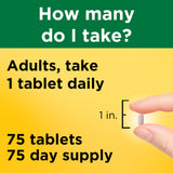Nature Made B12 1000 mcg, dosis diaria fácil de tomar con agua.