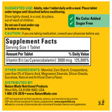 Nature Made B12 3000 mcg, adecuado para estilos de vida activos