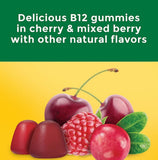 Nature Made B12 Gummies dos gomitas diarias, opción conveniente de suplementación.