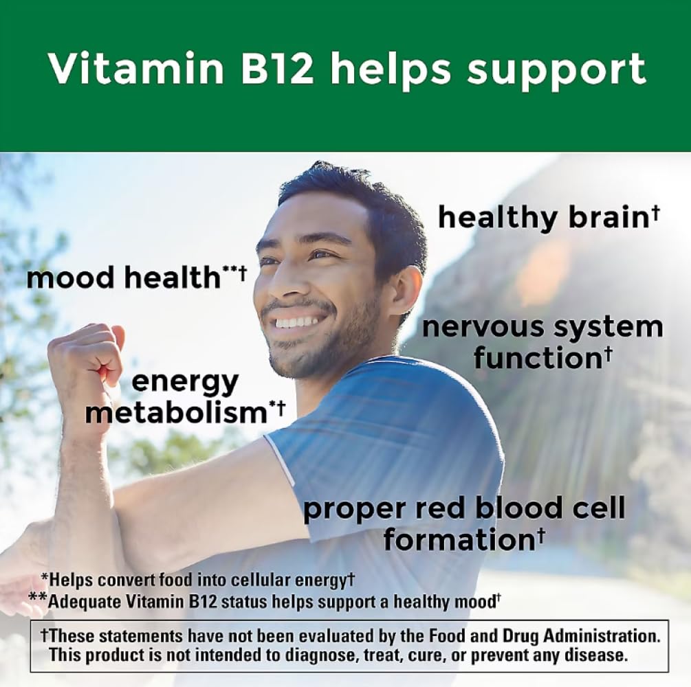 Nature Made B12 Gummies gomitas de textura agradable para uso diario.