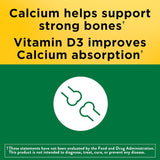 Nature Made calcio 600 mg con vitamina D, cápsulas líquidas para uso diario.