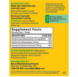 Nature Made Calcio 750 mg en botella de 300 tabletas para la rutina diaria