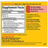 Nature Made Aceite de linaza 1000 mg consumo diario recomendado para adultos.
