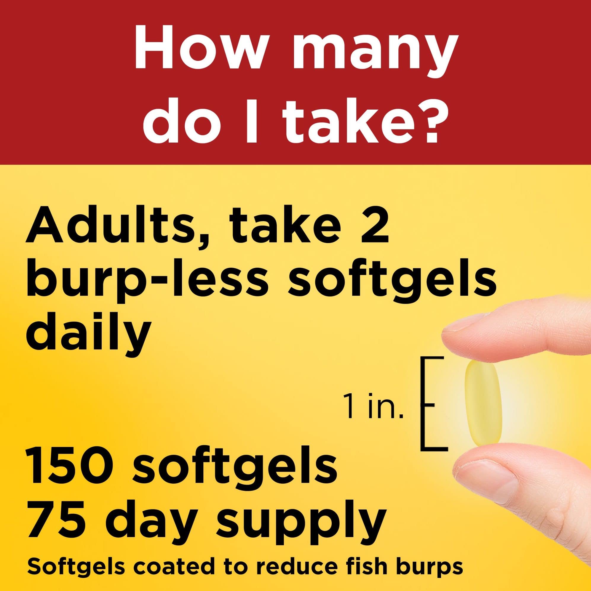 Nature Made omega-3 sin gluten, apto para dietas sensibles