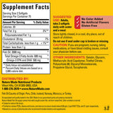 Nature Made cápsulas omega-3 sin regusto, opción diaria agradable