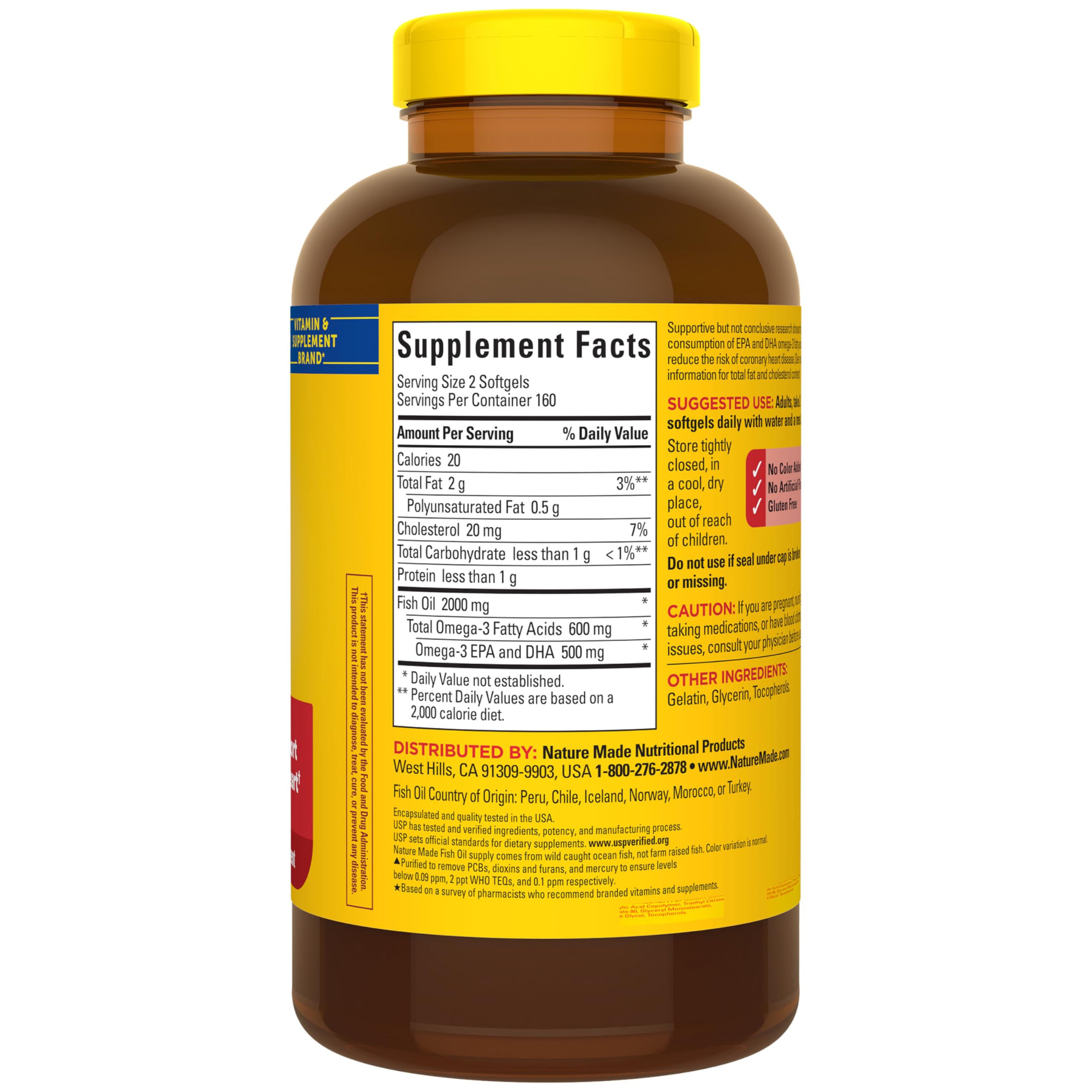 Nature Made dosis diaria de omega-3 para hombres y mujeres