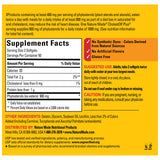 Nature Made CholestOff Plus etiqueta con fitoesteroles para control del colesterol