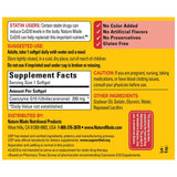 Etiqueta clara de Nature Made CoQ10 200 mg para fácil identificación.