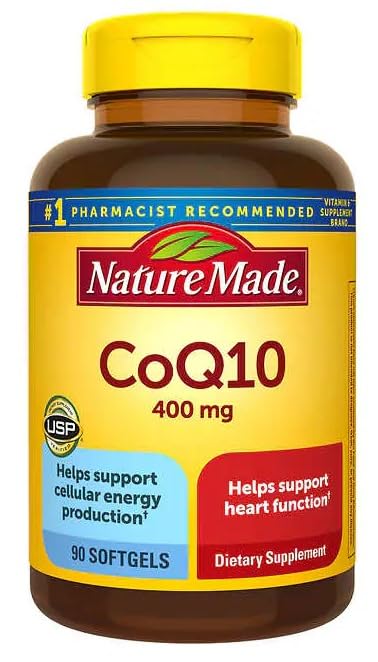 Nature Made CoQ10 400 mg, botella, posible apoyo diario de energía