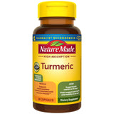 Nature Made Curcumina de alta absorción, botella, posible apoyo muscular.
