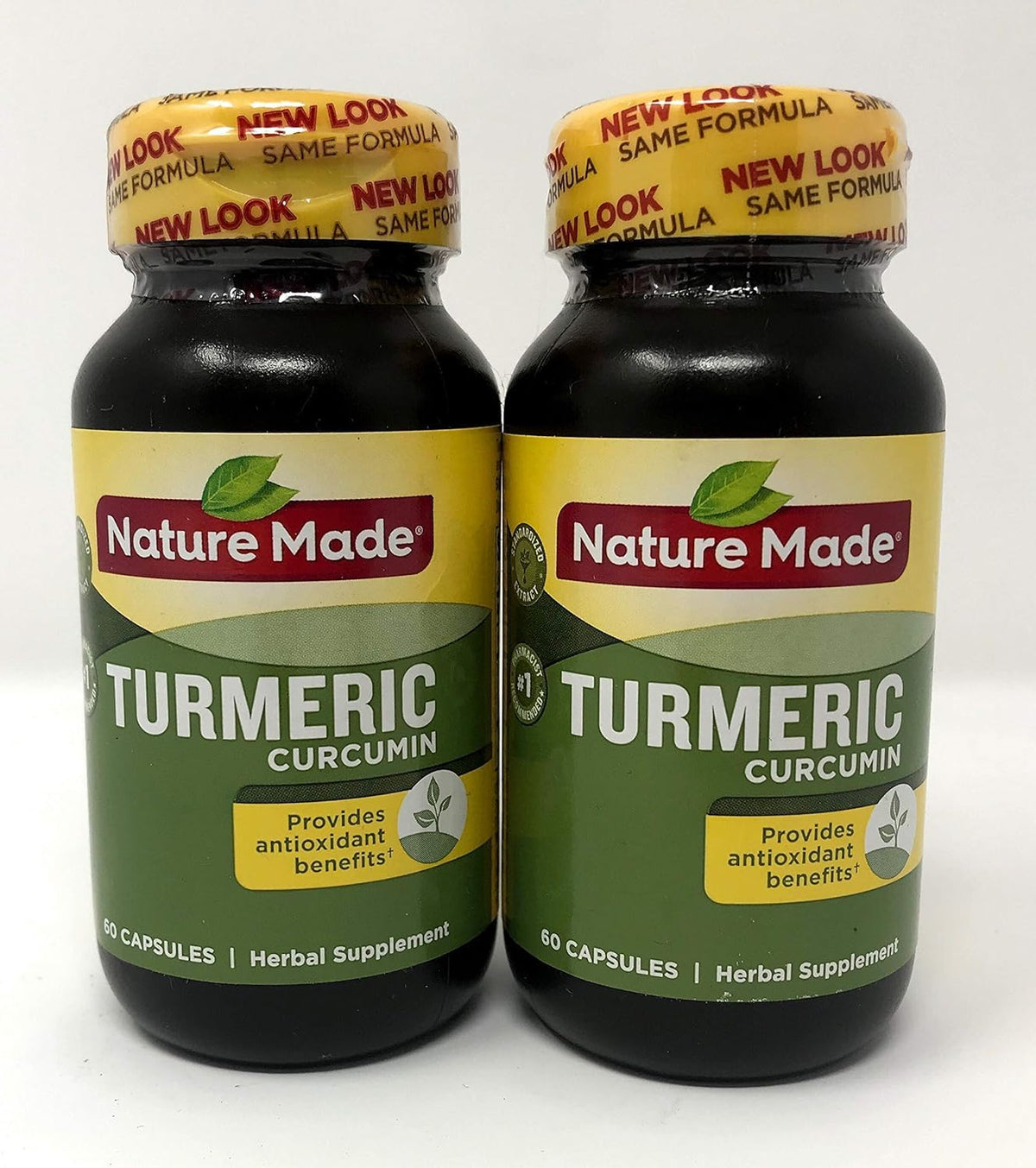 Nature Made Curcumina de cúrcuma 500 mg en cápsulas, pack de 2, útil para un aporte diario