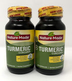 Nature Made Curcumina de cúrcuma 500 mg en cápsulas, pack de 2, útil para un aporte diario