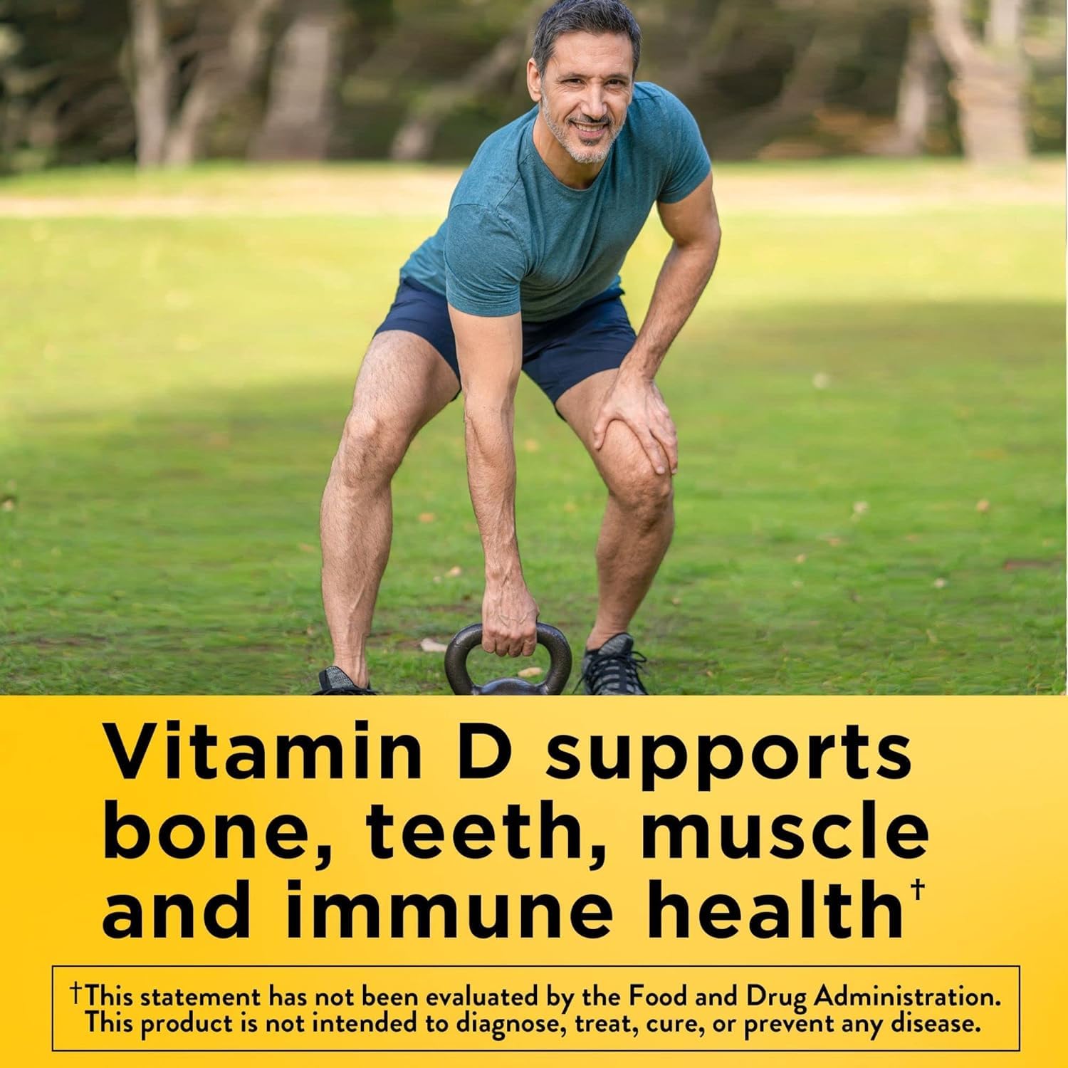 Nature Made D3 K2: dosis diaria para salud dental y músculo