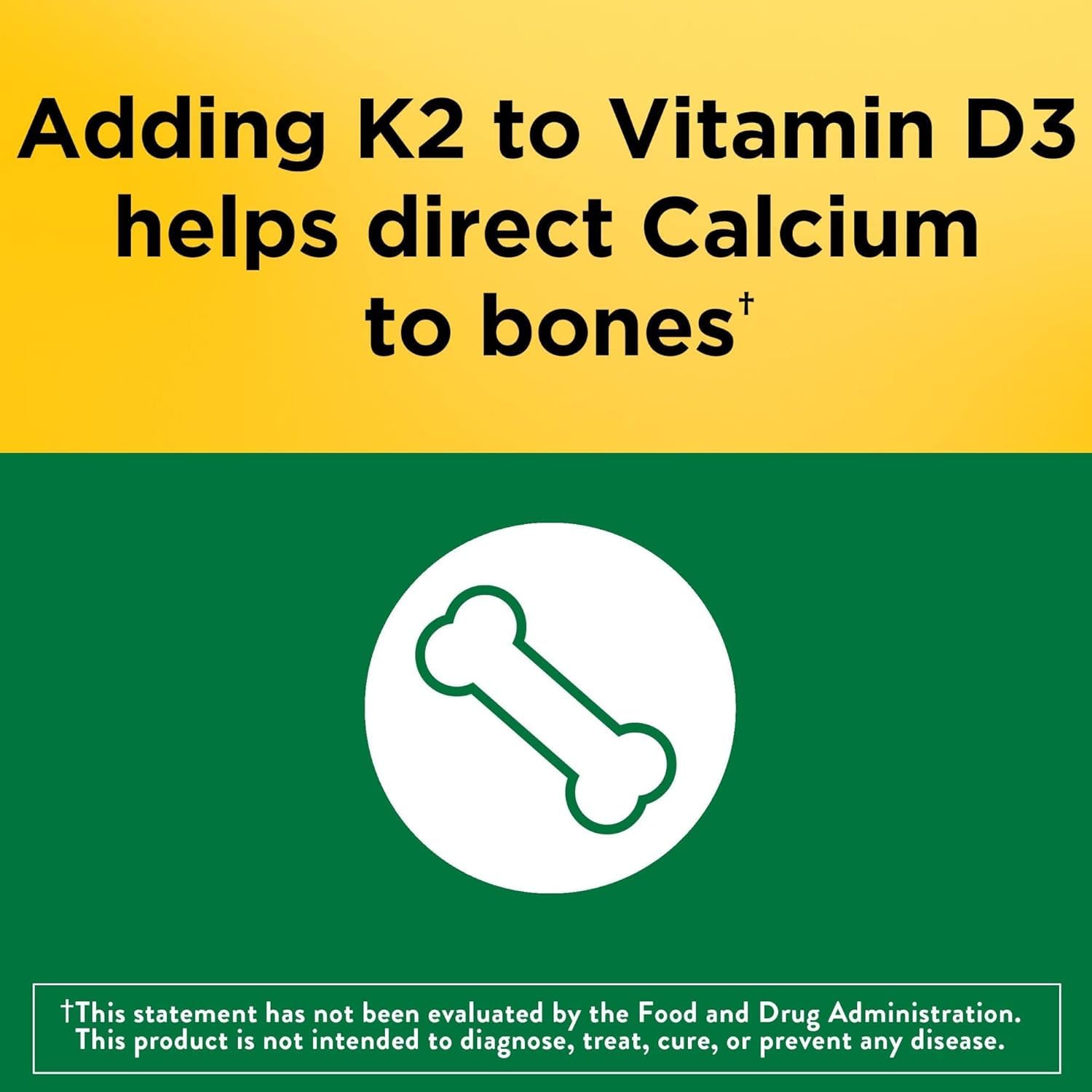 Nature Made D3 K2: enfocado en la salud de los huesos