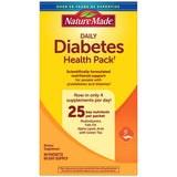 Nature Made Daily Diabetes Health Pack, empaque para consumo diario con agua