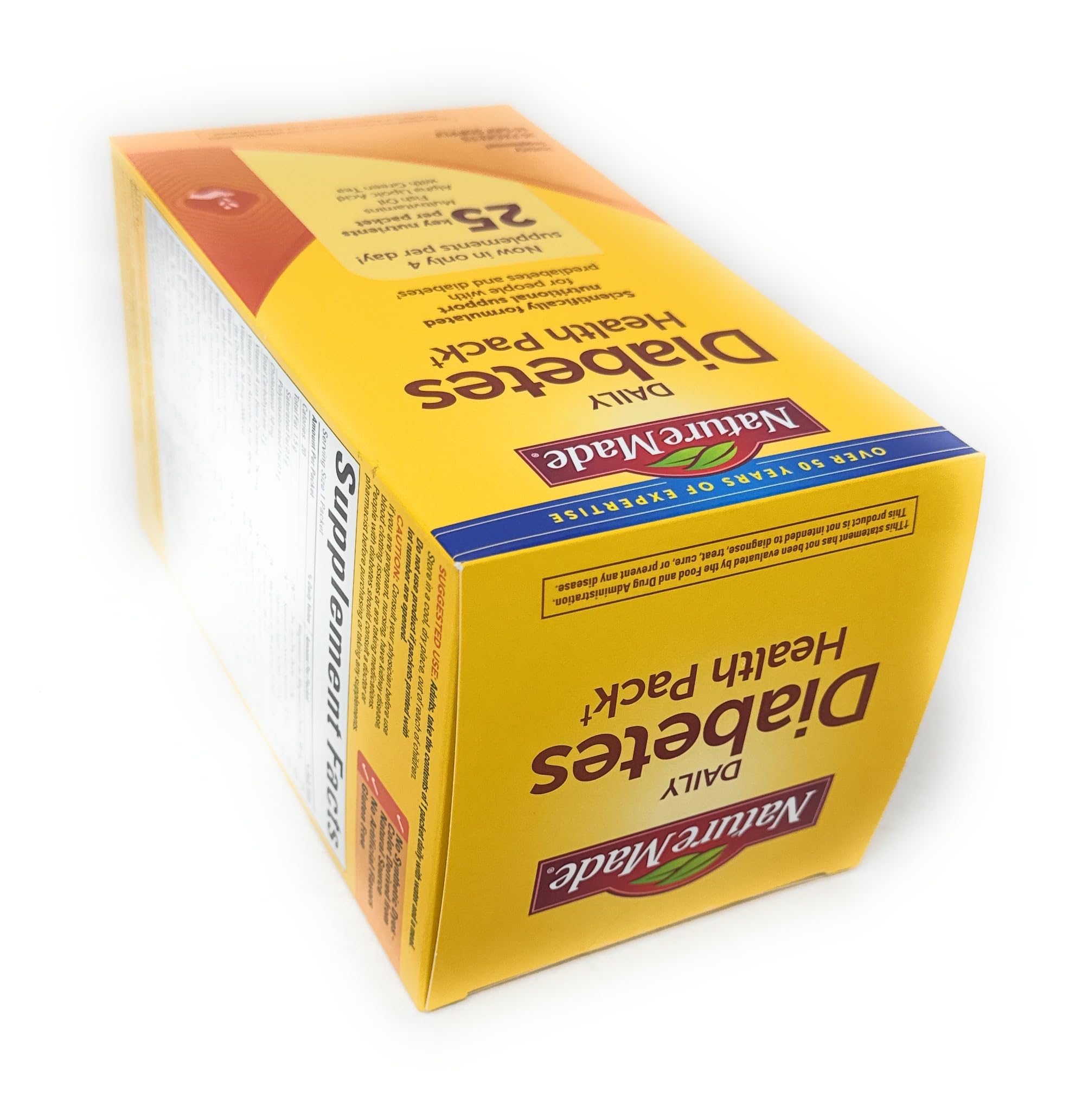 Nature Made Daily Diabetes Health Pack, uso diario simplificado