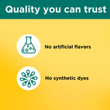 Nature Made Digestive Probiotics gomitas sin colorantes sintéticos, sabor natural.