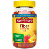 Nature Made Fibra 6 g Gomitas en frasco, apoyo digestivo diario.
