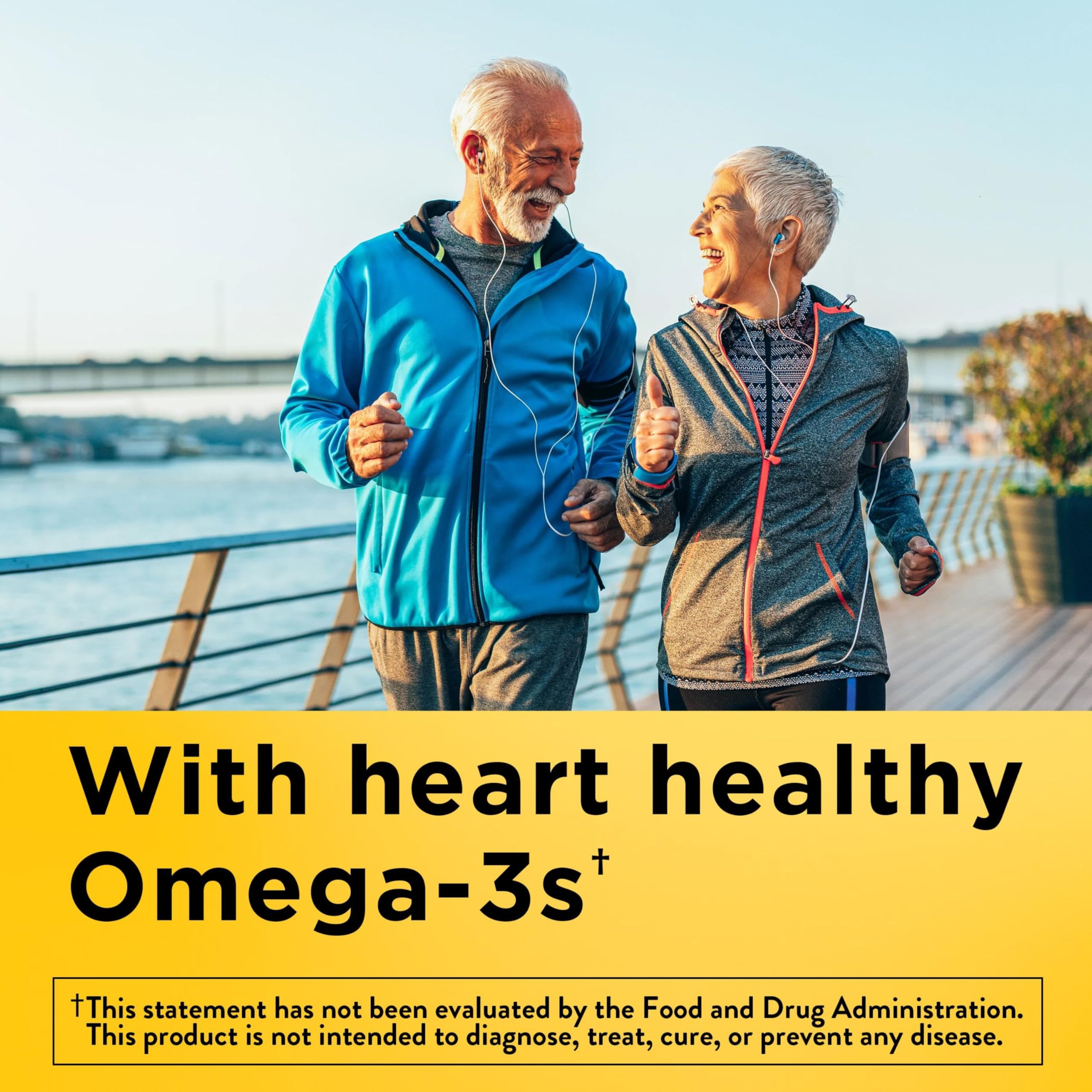 Gomitas Nature Made Omega-3 con sabor naranja natural para consumo diario