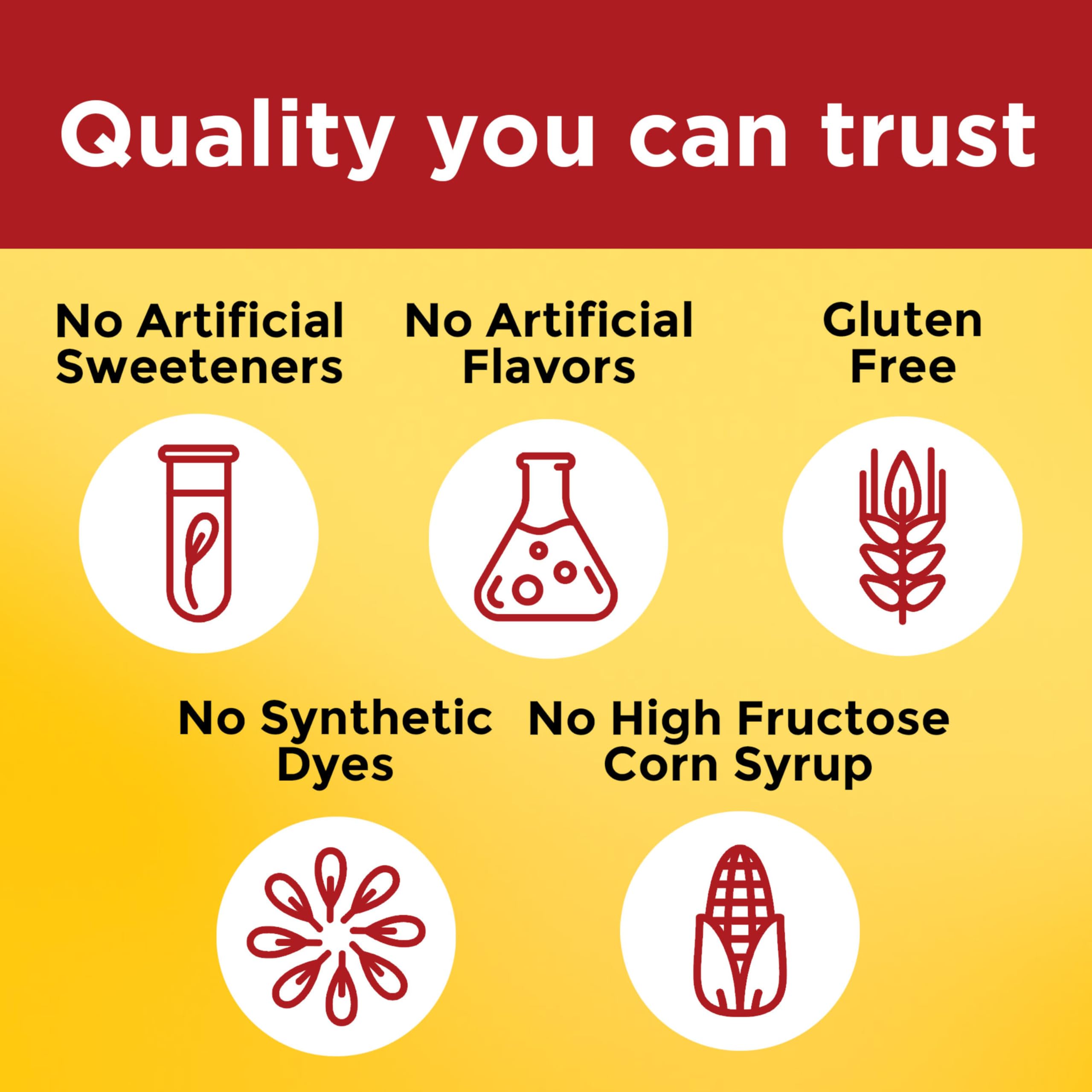 Gomitas Nature Made con verificación USP para calidad y pureza