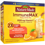 Nature Made ImmuneMAX, paquetes naranjas, apoyo diario al sistema inmunológico