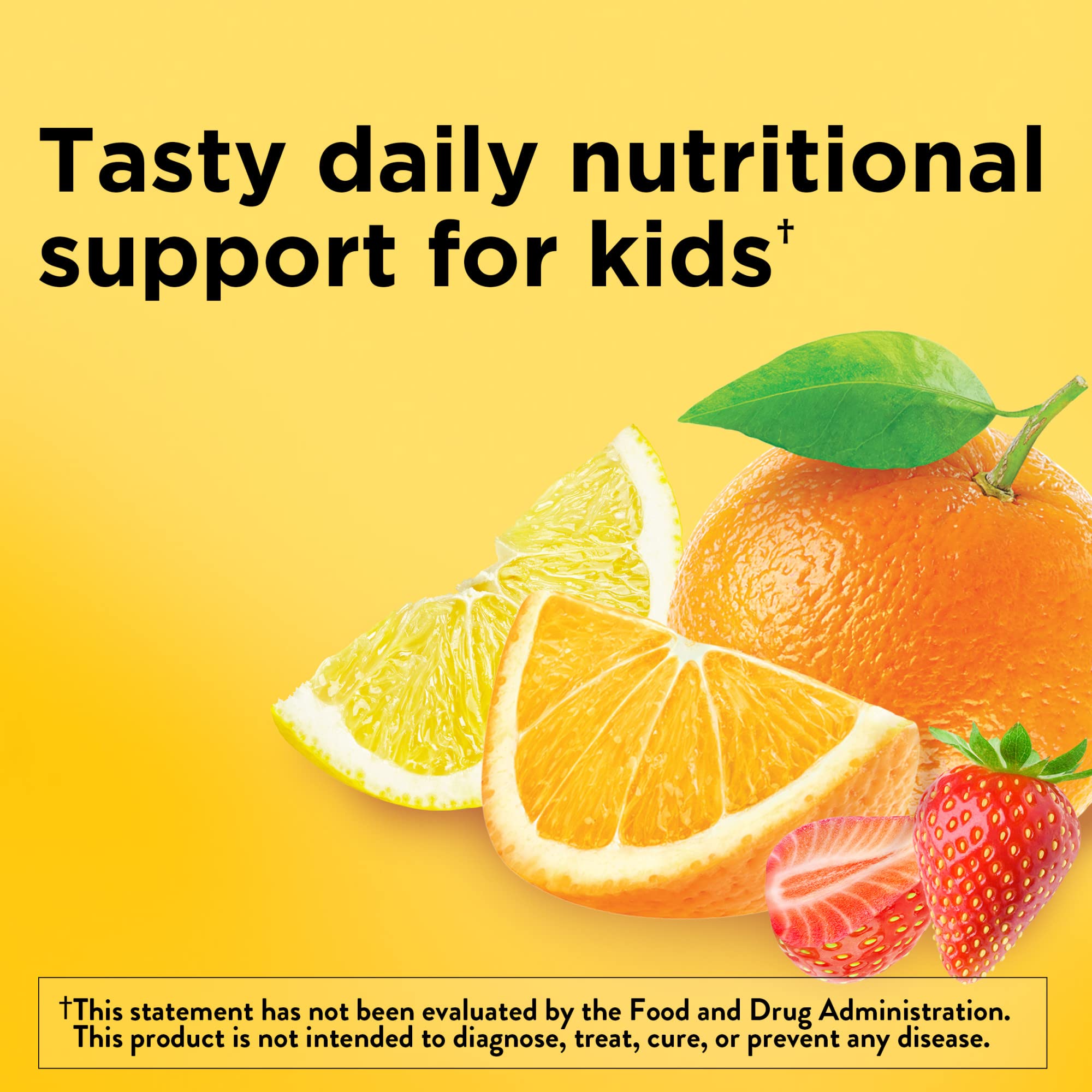 Gominolas sabor fresa de Nature Made Kids First promueven ingesta divertida para niños.