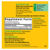 Nature Made Magnesium Glycinate 200 mg, soporte para relajación y función nerviosa.