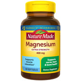 Nature Made Magnesio Óxido 400 mg, botella de 60 días lista para uso diario