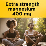 Cápsulas blandas de Nature Made Magnesio Óxido 400 mg en primer plano