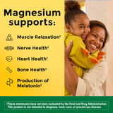 Etiqueta Nature Made Magnesio Óxido 400 mg, libre de gluten