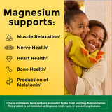 Nature Made Magnesio Óxido 250 mg: cápsulas para relajación diaria.