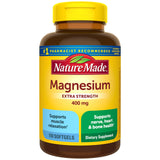 Nature Made Magnesium Oxide 400 mg: frasco con cápsulas, apoyo para nervios y huesos