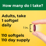 Etiqueta libre de colorantes y conservantes de Nature Made Magnesium Oxide 400 mg