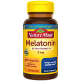 Nature Made Melatonina 5 mg, botella con tabletas, apoyo ocasional para dormir