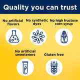 Nature Made Melatonina gomitas 10 mg, sin gluten y sin colorantes, opción segura.